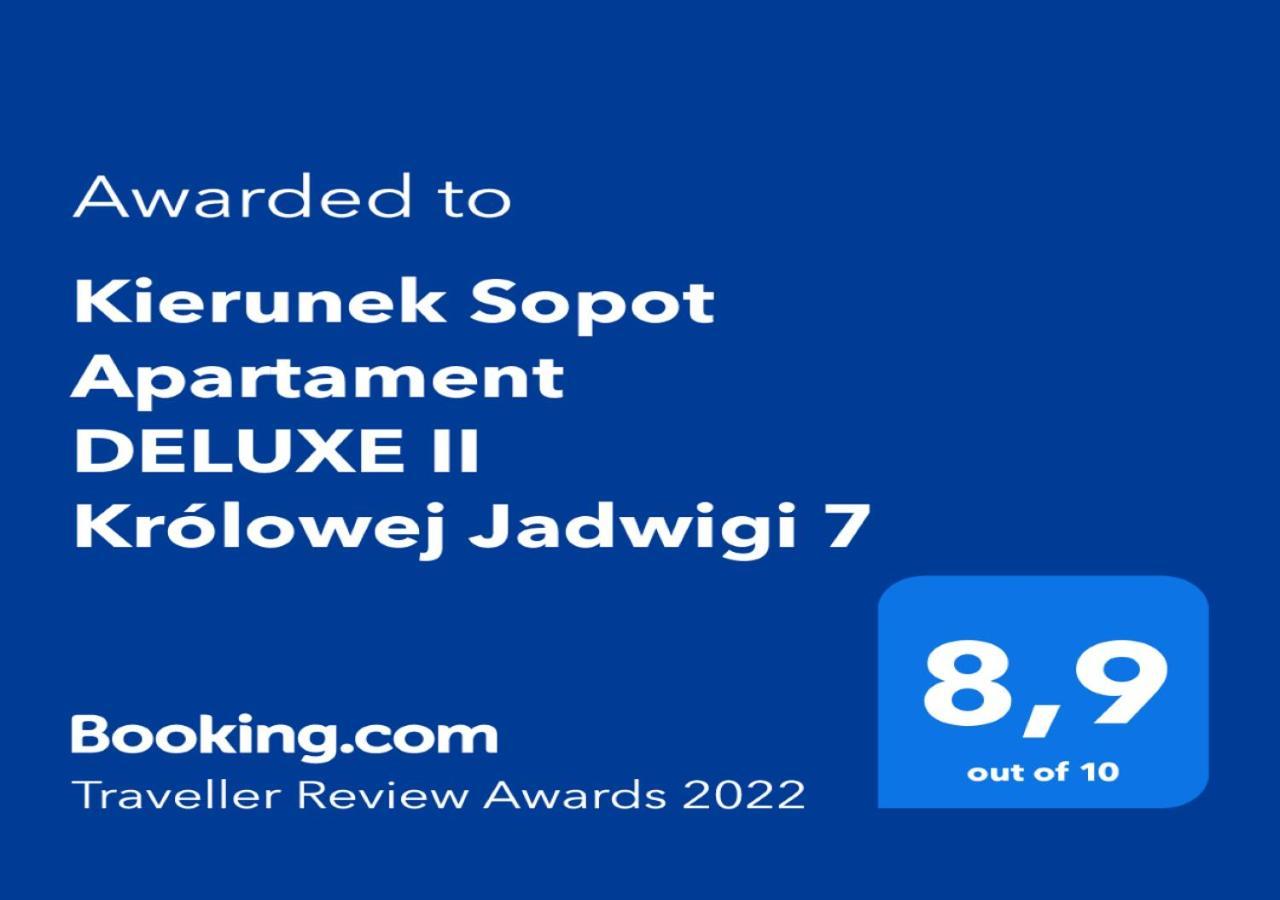 Leilighet Kierunek Deluxe Ii Krolowej Jadwigi 7 Sopot